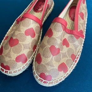 Authentic Espadrilles Girl size 5 Coach Shoe